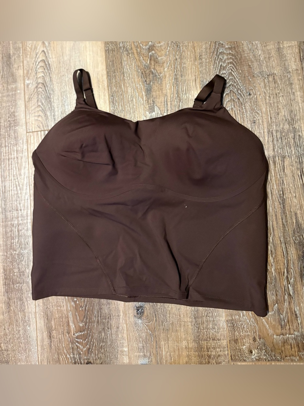 Women’s Brown Longline Shaping Tank